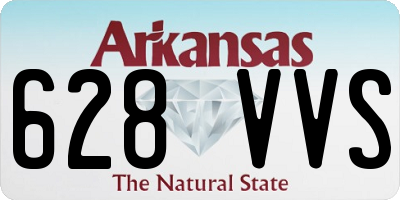 AR license plate 628VVS