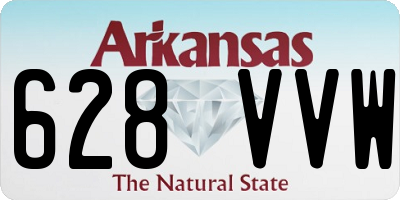 AR license plate 628VVW