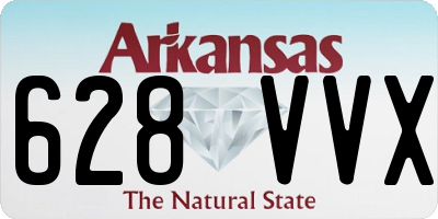 AR license plate 628VVX