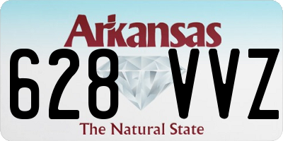 AR license plate 628VVZ
