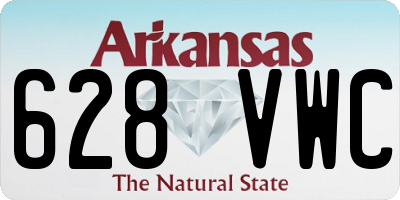 AR license plate 628VWC