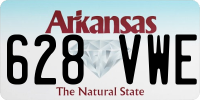 AR license plate 628VWE