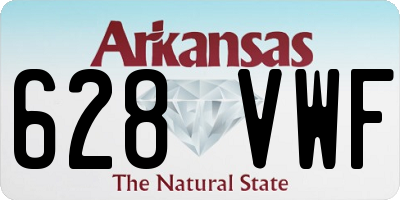 AR license plate 628VWF