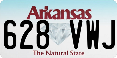 AR license plate 628VWJ