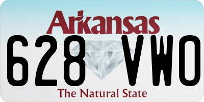 AR license plate 628VWO