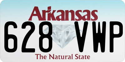 AR license plate 628VWP