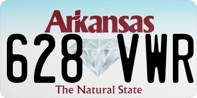 AR license plate 628VWR