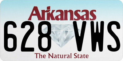 AR license plate 628VWS