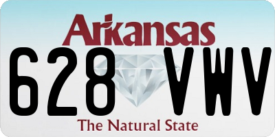 AR license plate 628VWV