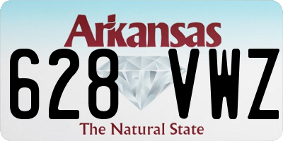 AR license plate 628VWZ