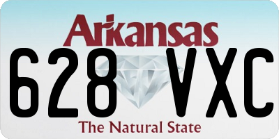 AR license plate 628VXC