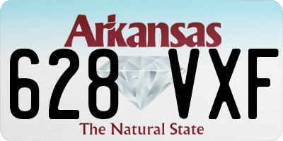 AR license plate 628VXF