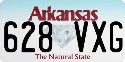 AR license plate 628VXG