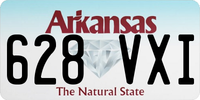 AR license plate 628VXI