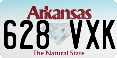 AR license plate 628VXK