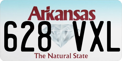 AR license plate 628VXL