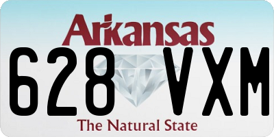 AR license plate 628VXM