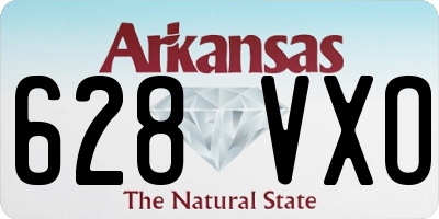 AR license plate 628VXO