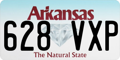 AR license plate 628VXP