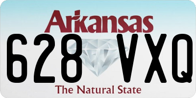 AR license plate 628VXQ