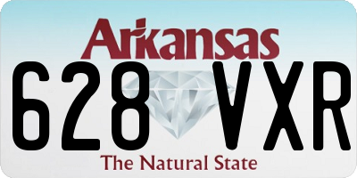 AR license plate 628VXR