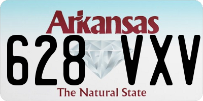 AR license plate 628VXV