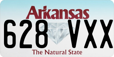 AR license plate 628VXX