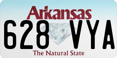 AR license plate 628VYA