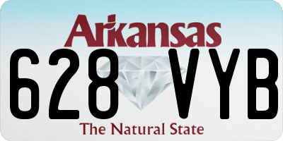 AR license plate 628VYB