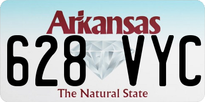AR license plate 628VYC