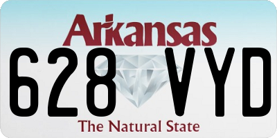AR license plate 628VYD