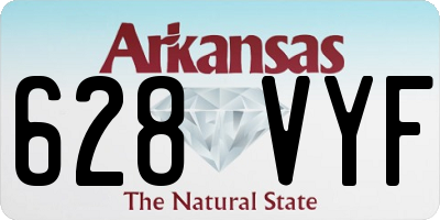 AR license plate 628VYF