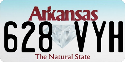 AR license plate 628VYH