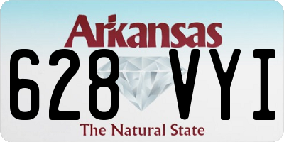 AR license plate 628VYI