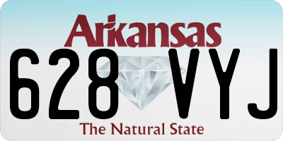 AR license plate 628VYJ