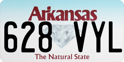 AR license plate 628VYL