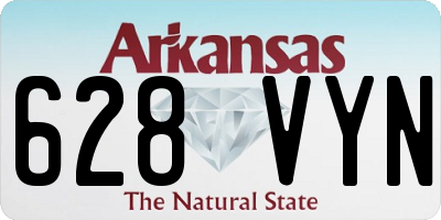 AR license plate 628VYN