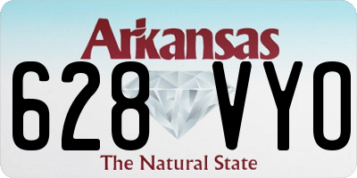 AR license plate 628VYO