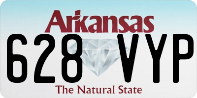 AR license plate 628VYP