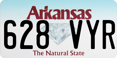AR license plate 628VYR