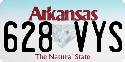 AR license plate 628VYS