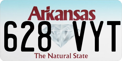 AR license plate 628VYT