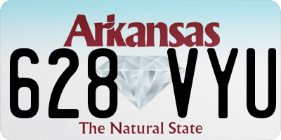 AR license plate 628VYU