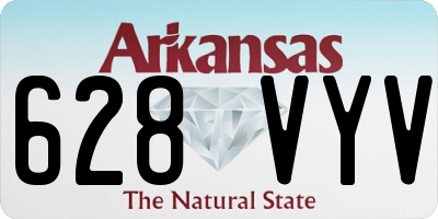 AR license plate 628VYV
