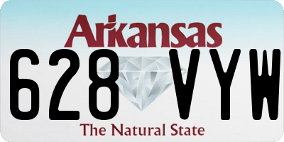 AR license plate 628VYW