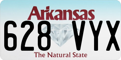 AR license plate 628VYX