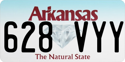 AR license plate 628VYY