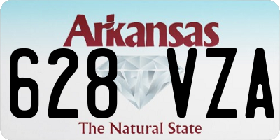 AR license plate 628VZA