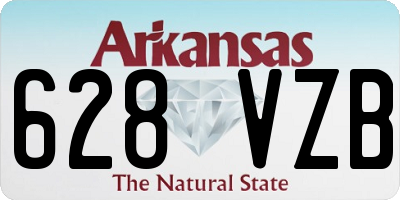 AR license plate 628VZB