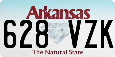 AR license plate 628VZK